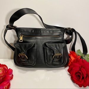 Vintage 90s Newport News Leather Shoulder Purse
